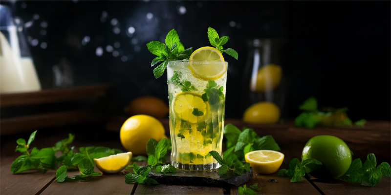LEMON AND MINT MOJITO
